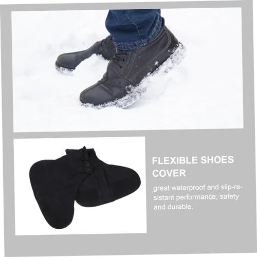 Cubierta impermeable para calzado LIFKOME, 1 par, protector de zapatos y botas para ciclismo y seguridad deportiva miniatura 2