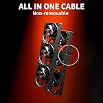 upHere 360mm All-in-One Computer Case Fan with PWM 4-Pin Interface High Performance Cooling Low Noise for Enhanced PC Cooling U3K3 - Image 3