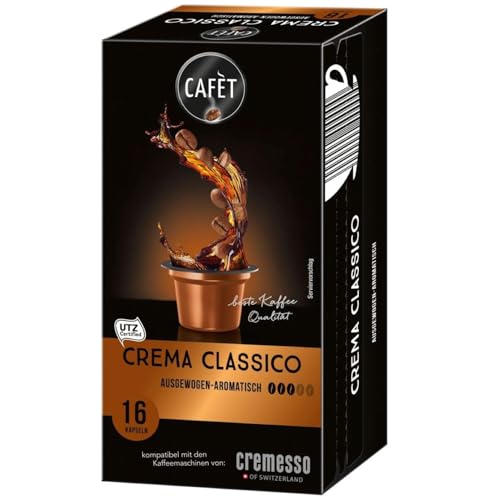 Cafet para Cremesso, Crema Classico 16 cápsulas