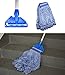 Mop Head Replacement Commercial Heavy Duty String Blue Wet Mop Heads for 3 Typs Commercial Mop Handle(2,Medium)