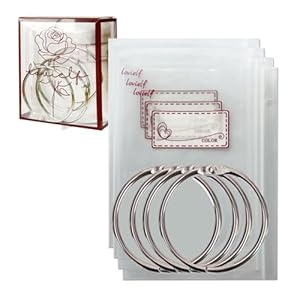 Lovielf Stickgarn Organizer 200 Stück mit Ringen