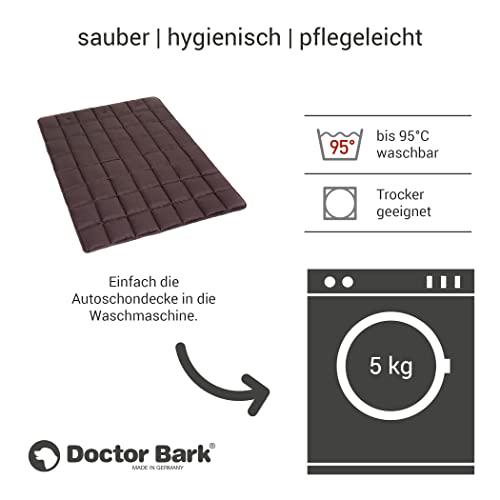 Doctor Bark Portable Hundedecke, praktische Reisedecke, Allergiker geeignet - waschbar bei 95°C Größen erhältlich