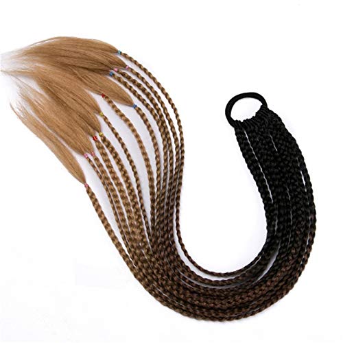 XINNI 2Pack/Lot 12Strands/Pack Micro Twist Crochet Hair Braids 22.8Inch Synthetic Dreadlock Ponytail Braiding Hair Extensions Wigs Ombre Color