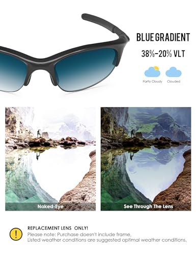 Image of BLAZERBUCK Replacement Lenses & Sock Kit for Oakley Half Jacket Sunglass