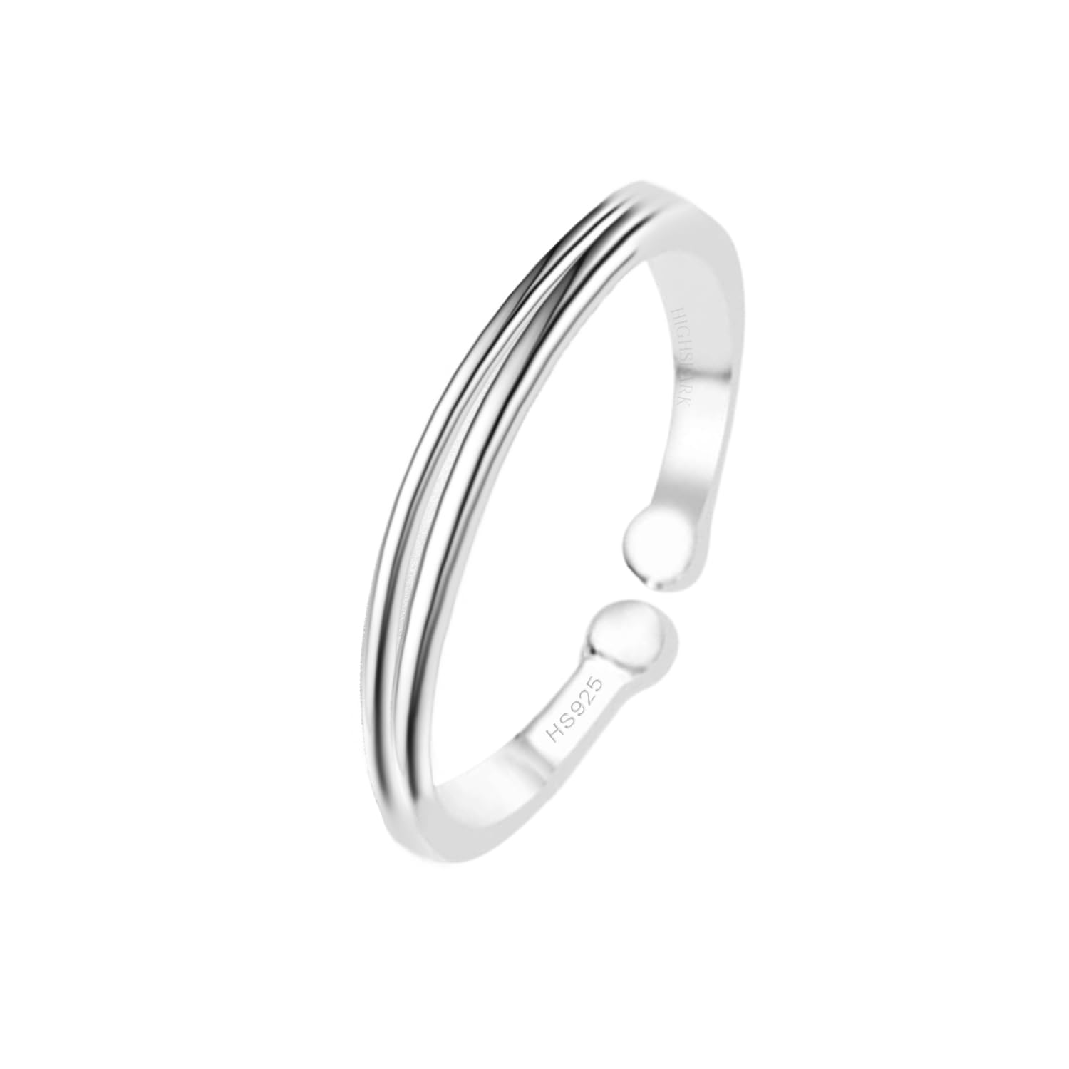 92.5 Sterling Silver Toe Rings for Women | 92.5 Sterling Silver Adjustable Contemporary Style & Stunning Shine | Single Piece Only | Lovely Gift-image-12