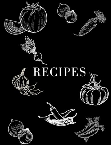 My Recipes: Your culinary notebook, 9x11 inches, 120 pages