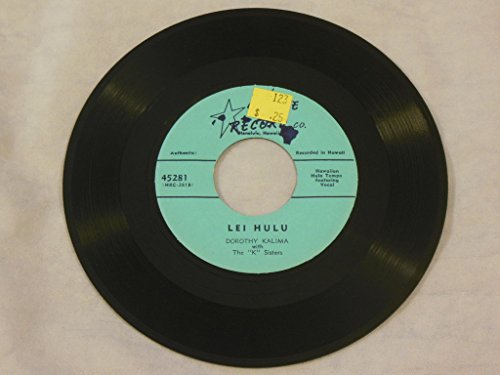 Singing Bamboos / Lei Hulu VINYL 7" 45 - 49th State Hawaii Record Co - 45281 -  Genoa Keawa