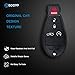 ECCPP M3N5WY783X IYZ-C01C Replacement for Uncut 433MHz Keyless Entry Remote Control Car Key Fob for C hrysler 300/ for D odge Challenger Charger Durango Magnum/for J eep Grand Cherokee (Pack of 1)