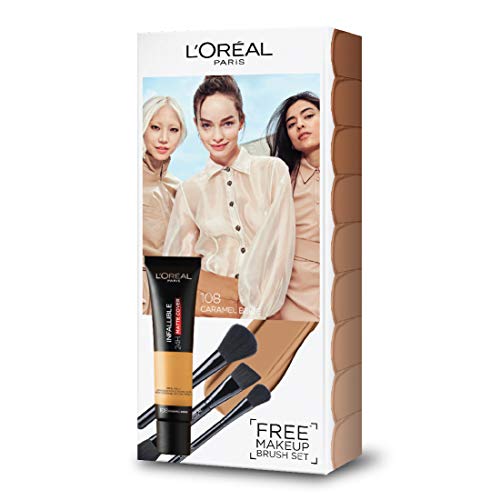 Image of L'Oreal Paris Infallible 24h Matte Cover Foundation, 108 With Brush Set, 108, 35 ml