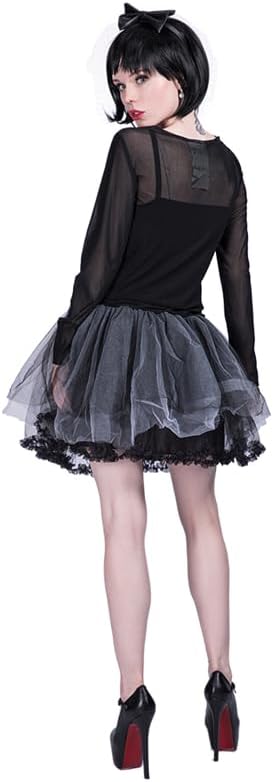 Miniatura 4 de Snailify Vestido de Halloween para mujer, vestido de esqueleto