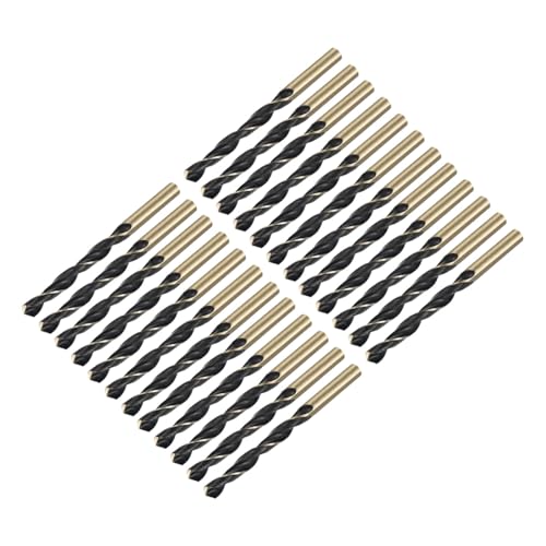 Foret hélicoïdal 9 mm en acier rapide 4341 avec finition Premium en nitrure noir et or