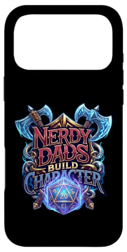 Nerdy Dads Build Character Funny RPG Dice Tabletop Gamer �X�}�z�P�[�X iPhone 17 Pro Max �p