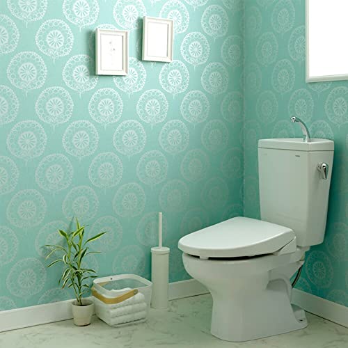 ǎ{ ǎ ͂ A NX _}XN u[ F 53cm×10m   CN Texdecor CASAMANCE LONDON t[Xǎ T-Blue Damask 111207