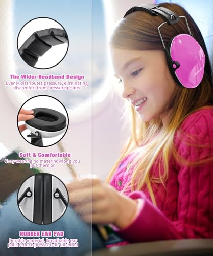 ZOHAN EM032 Passive Shooting Ear Protection Earmuff, Hearing Protection High Noise Reduction SNR 28dB for Gun Range