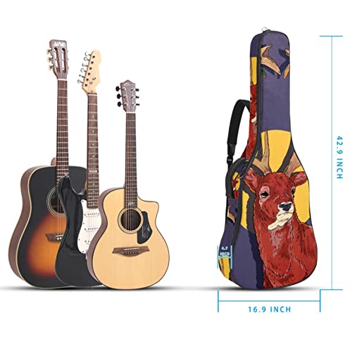 Housse pour guitare acoustique – Motif jungle – Feuilles de palmier – 1 cm d’épaisseur – Étanche – 101,6 cm – 104,1 cm… - Les Beatles, Paul McCartney, John Lennon, RIngo Starr, George Harrison Housse pour guitare acoustique - Motif jungle - Feuilles de palmier - 1 cm d'épaisseur - Étanche - 101,6 cm - 104,1 cm… – Image 6