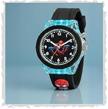 SELLORIA Analog Watch for Kids | 3D Cartoon | 7 Multicolor LED Luminous Lights with Silicone Strap | Unisex Best Birthday Gift | Analogue Wrist Watches for Boys & Girls | Age 3-10 yrs|2025