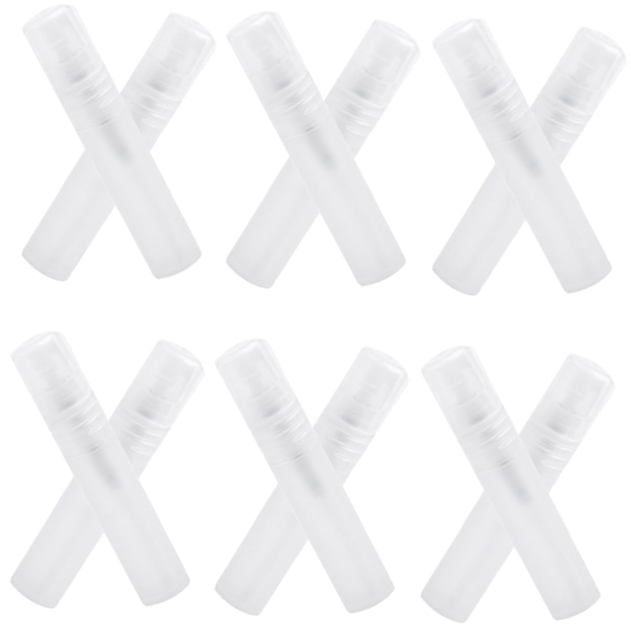 MAGICLULU 48piezas Botellas De Spray De Perfume Mini De Frascos Recargables Transparentes Cosméticos
