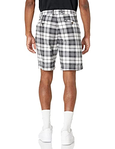 Amazon Essentials Men's Slim-Fit 9" Short, Grey, Plaid, 34 #TOP1