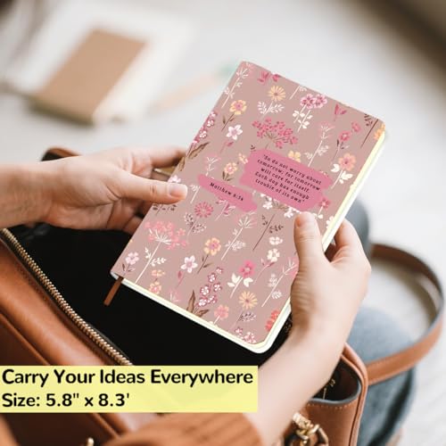 Bible notebook for note taking Lovdazzles avec couverture rigide et papier de haute qualité