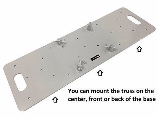 Complete 10Ft Square Aluminum Double Truss Goal Post Lighting System Dj Lights Extra 1 Meter Upright Truss Totems Attach To Bases! #TOP3