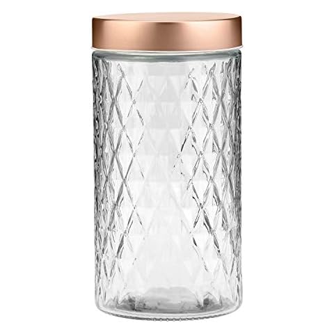 Amici Home Desmond Glass Storage Jar with Lid Cover