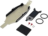 Dimensions des accessoires du châssis : 14 cm de long, 4 cm de large, 0,45 cm de haut. Assure un ajustement confortable et une meilleure stabilité pour un contrôle supérieur sur différents terrains.