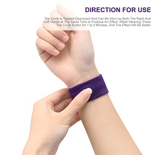 HEALLILY 8 Pares de Pulseiras Anti-Enjôo Pulseiras Anti-Enjôo para Homens Mulheres
