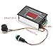 Sydien DC6-60V 6V 12V 24V 48V 30A PWM DC Motor Speed Controller, Stepless Speed Regulation Start Stop Switch with Digital Display