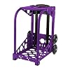 ZUCA Sport Velvet Rain Sport Insert Bag and Purple Frame with Flashing Wheels