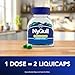 NyQuil Ultra Concentrated Cold and Flu Medicine, Nighttime, Relief for Cough, Sore Throat, Fever, Congestion, Easy to Swallow, Easy to Open Bottle, 48 LiquiCaps