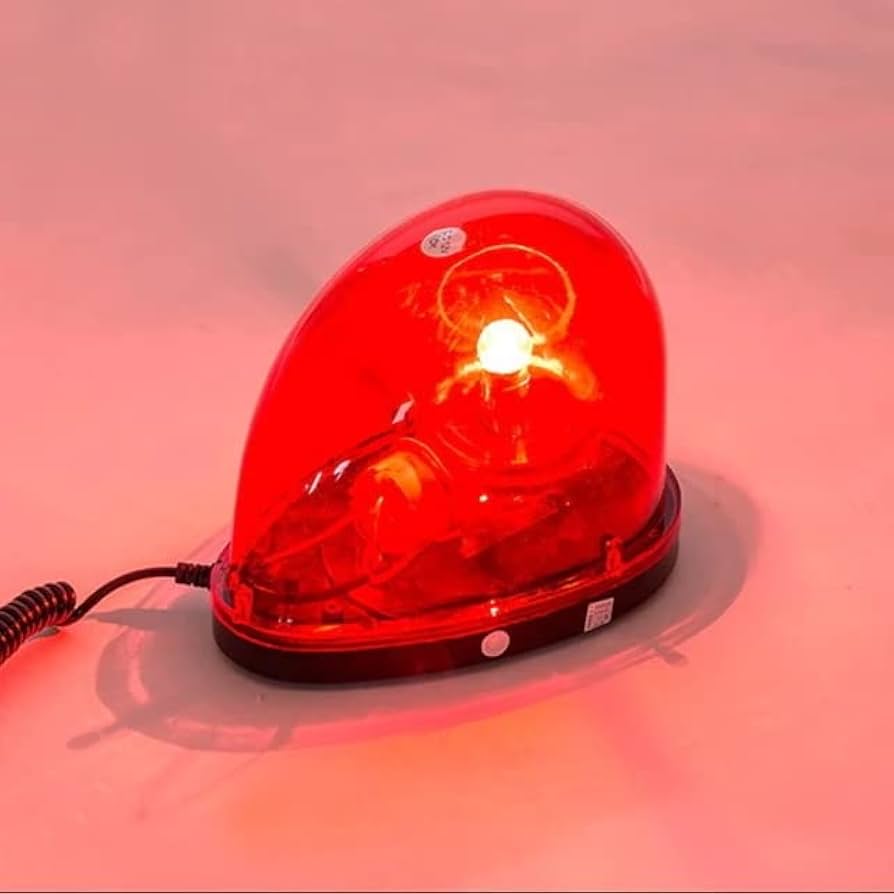 赤色回転灯　シガーソケット Amazon.co.jp: パトランプレッド パトロールライト赤 シガー