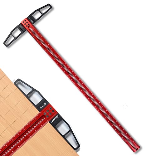TYDEEY 12, 24, 31, 39 in Precision Ruler Square T-Shaped