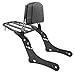 Motorcycle Passenger Sissy Bar Luggage Rack Fit for Vulcan S 650 VN650 EN650 2015 2016-2025 2021 2022 2023 2024 Rear Backrest Cargo Carrier