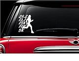 StickerLoaf Brand Runner Girl Races Decal Half Marathon Finisher Car Truck Auto WINDOW Sticker...