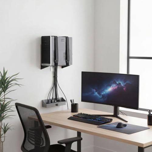 Soporte Universal para CPU de PC para Montaje en Pared miniatura 6