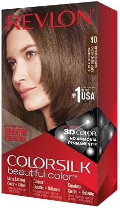 Colorsilk - Revlon Haircolor,Medium Ash Brown 40-10oz(Pk of 6),Ammonia Free