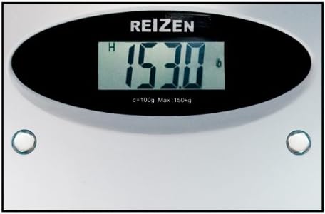 Báscula de Baño Parlante Reizen Pantalla LCD 330 lbs Rojo miniatura 2