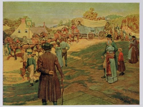 Art Mural de la poudre à Perry au lac Érié par Howard Pyle Toile Premium Étoffe 60x90cm
