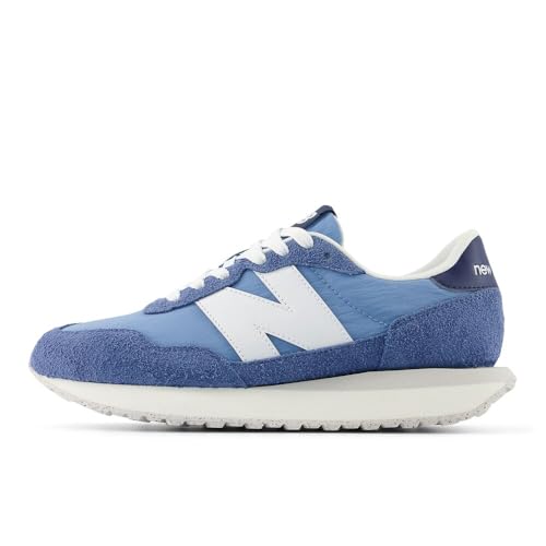 New Balance Women's 237 V1 Sneaker, Shoreline Blue/Nb White, 8 M