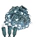Novelty Lights 100 Light LED Christmas Mini Light Set, Outdoor Lighting Party Patio String Lights, Pure White, Green Wire, 50 Feet