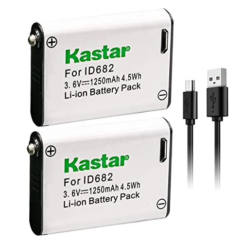 Kastar Battery 2-Pack Replacement for Coast FL FL60R, FL75R & FL85R LED Headlamps, Black Diamond Equipment Sprinter 275 Sprinter 500 Revolt 350, Storm 450 HEADLAMP Kobalt 500-Lumen LED Headlamp