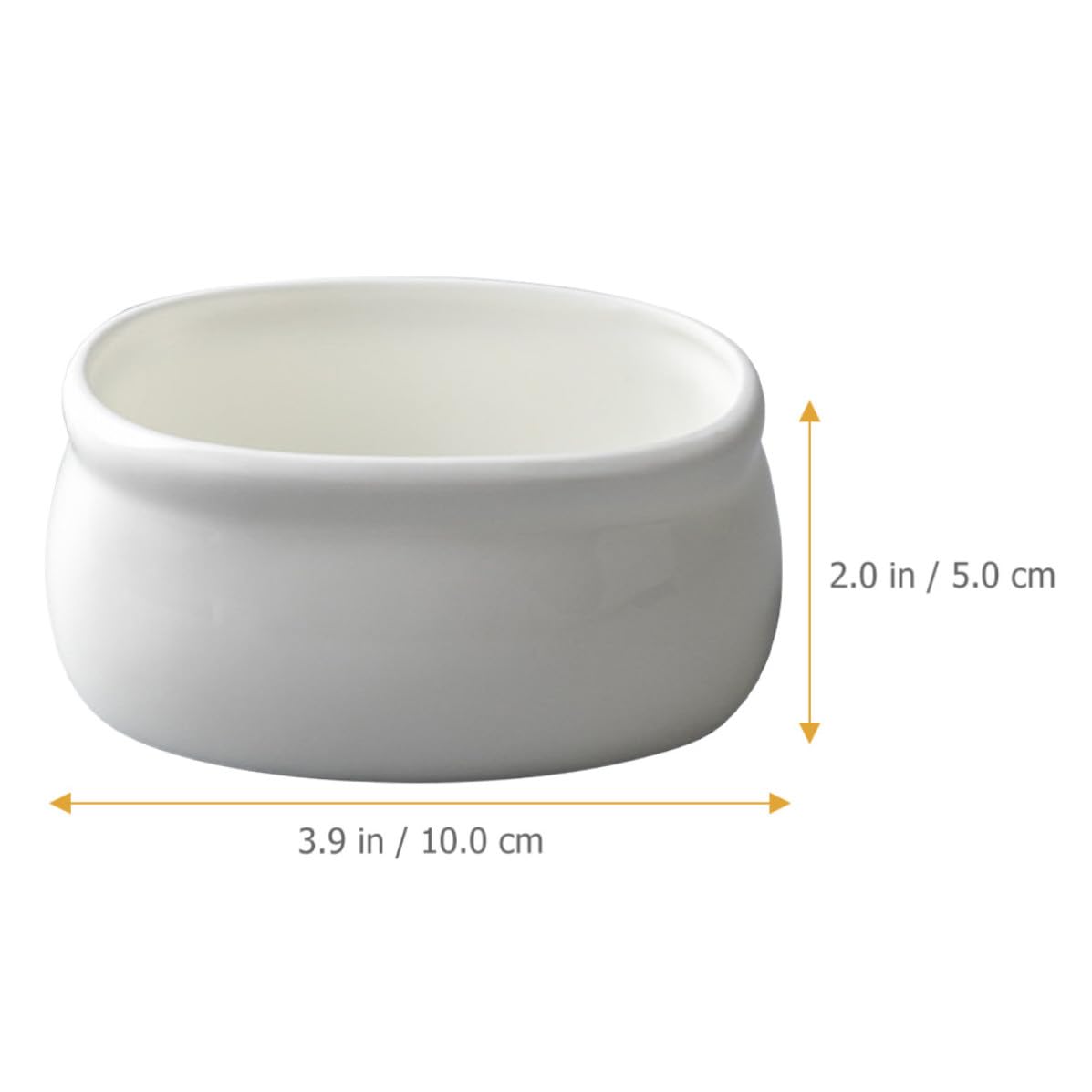 Gadpiparty Boîte à Sachets de Thé en Céramique Blanche 4 Pièces