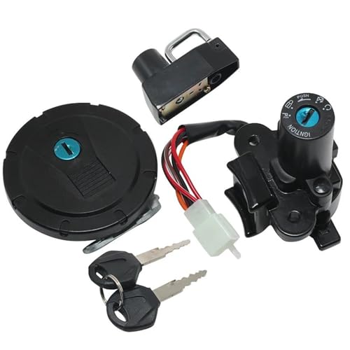 Tapa de depósito y arranque unificado para Kawasaki KL110 KSR Pro con kit de llaves