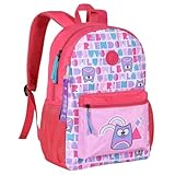 Mochila de Costas Corujinha Bubu Infantil Juvenil Adulto Rosa Creche Escolar Passeio Trabalho