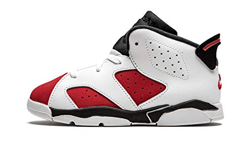 Nike Air Jordan 6 VI Retro TD Toddler Carmine 2021 384667-106 US Toddler Size