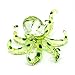 ZOOCRAFT Glass Sea Octopus Figurine Green Miniature Hand Blown Coastal Style Home Decor Gift Collectible