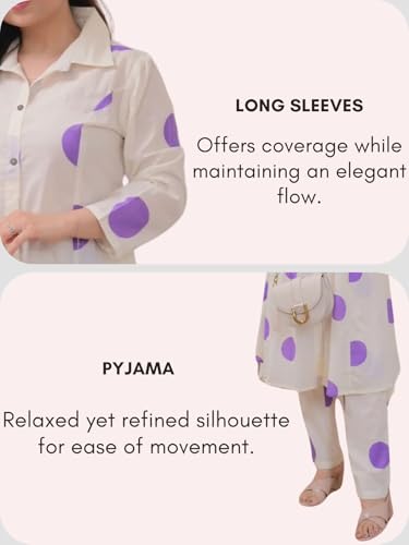 Image of Leriya Fashion Co-ord Set For Women Stylish | Kurti Set For Woman | Short Kurti For Woman | Anarkali Suit For Women's | Festive Ethnic Indian Traditional Outfit for Functions & Puja