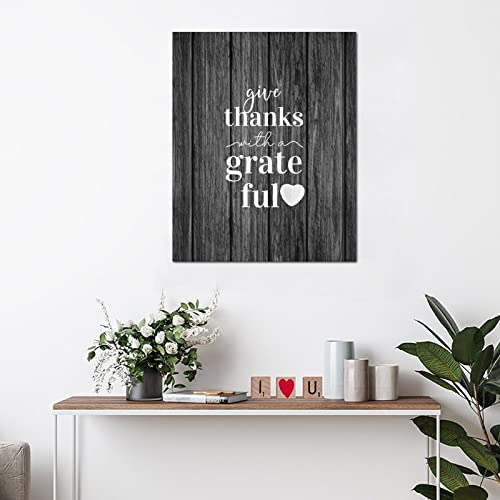 Décoration murale rustique et verticale en bois de ferme chic de 40x50 cm