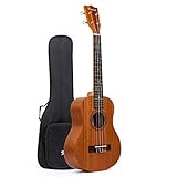 Kmise Professional 26 Inch Tenor Ukulele Uke Hawaii Guitar Musical Instruments Sapele 18 Fret W/Bag