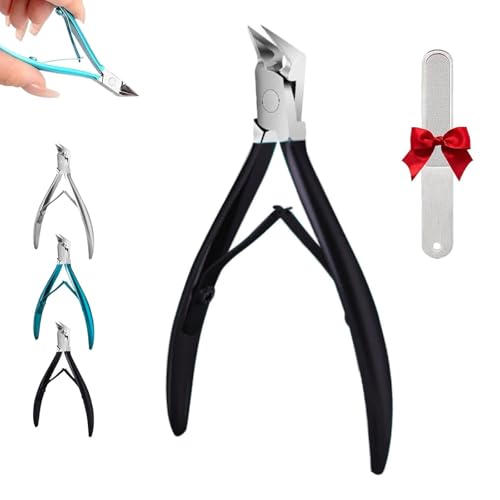 Outfany Easyclip, Libiyi Outfany Easyclip, Toenail Clipper for Ingrown Thick Nails, Nail Clippers for Thick Toenails, Stainless Steel Professional Nail Clippers (Black) -  KOPAJPU